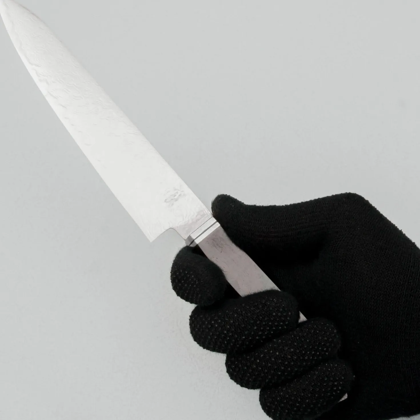 Hatsukokoro Ryuhyo SG2 Damast Curved Ebony Petty 15 cm