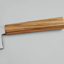 Hatsukokoro Ryuhyo SG2 Damast Olive Kiritsuke Gyuto 24 cm