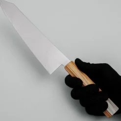 Hatsukokoro Ryuhyo SG2 Damast Olive Kiritsuke Gyuto 24 cm