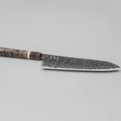 Hatsukokoro Ryuhyo SG2 Damast Kurozome Birch Gyuto 24 cm