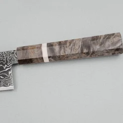 Hatsukokoro Ryuhyo SG2 Damast Kurozome Birch Gyuto 24 cm