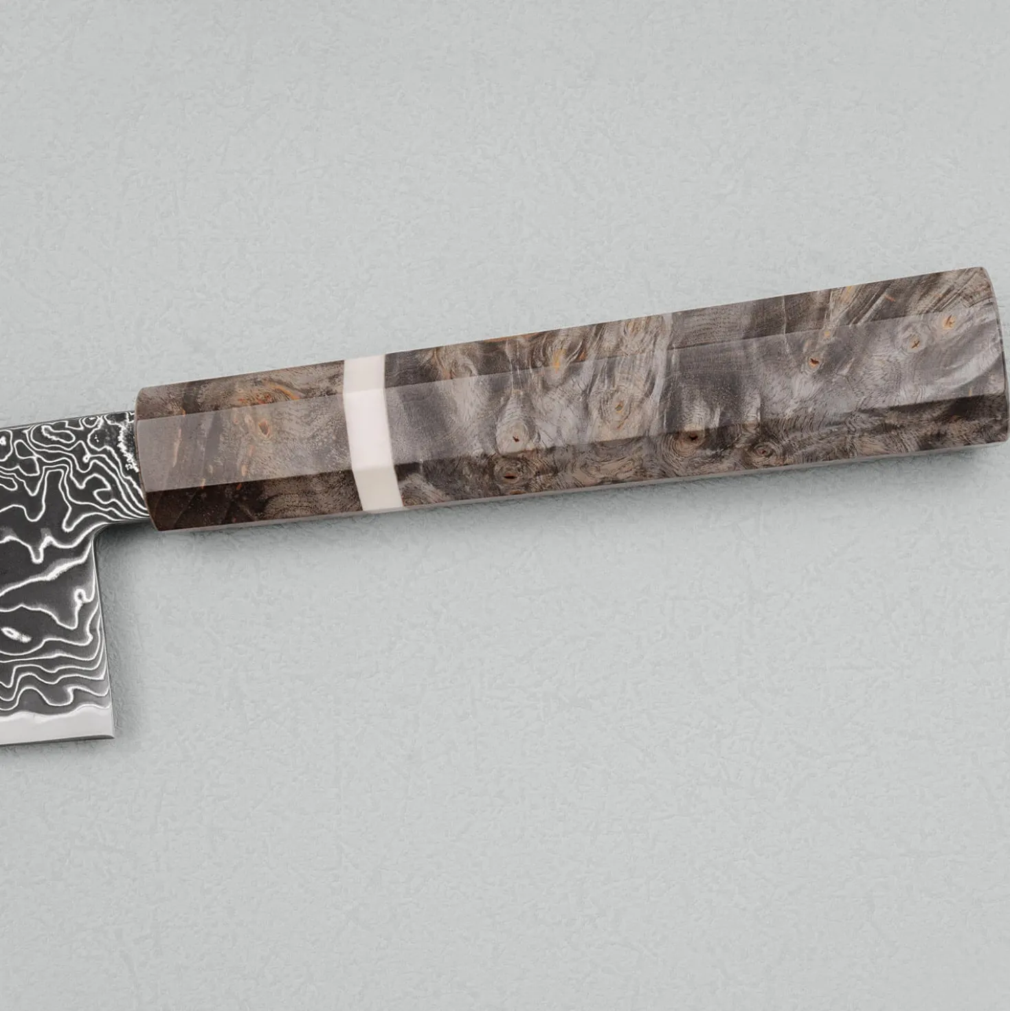 Hatsukokoro Ryuhyo SG2 Damast Kurozome Birch Gyuto 24 cm