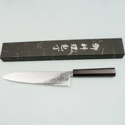 Hatsukokoro Ryuhyo SG2 Damast Ebony Gyuto 24 cm