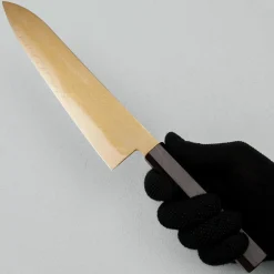 Hatsukokoro Ryuhyo SG2 Damast Ebony Gold Coating Gyuto 21 cm
