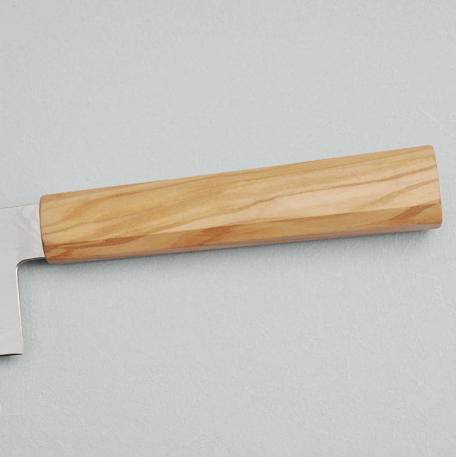 Hatsukokoro Ryuhyo SG2 Damast Olive Santoku 18 cm