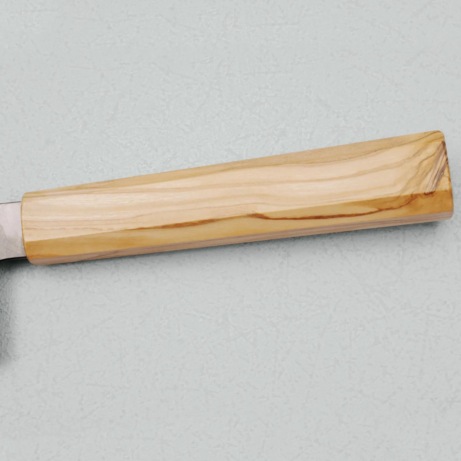 Hatsukokoro Ryuhyo SG2 Damast Olive Black Coating Santoku 18 cm