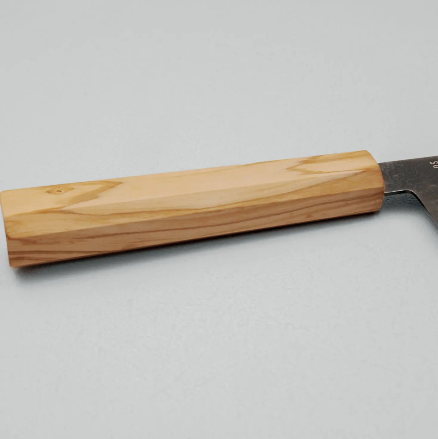 Hatsukokoro Ryuhyo SG2 Damast Olive Black Coating Gyuto 21 cm