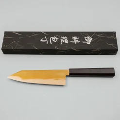 Hatsukokoro Ryuhyo SG2 Damast Ebony Brown Coating Bunka 18 cm