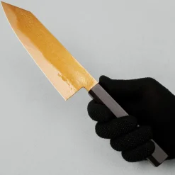 Hatsukokoro Ryuhyo SG2 Damast Ebony Brown Coating Bunka 18 cm