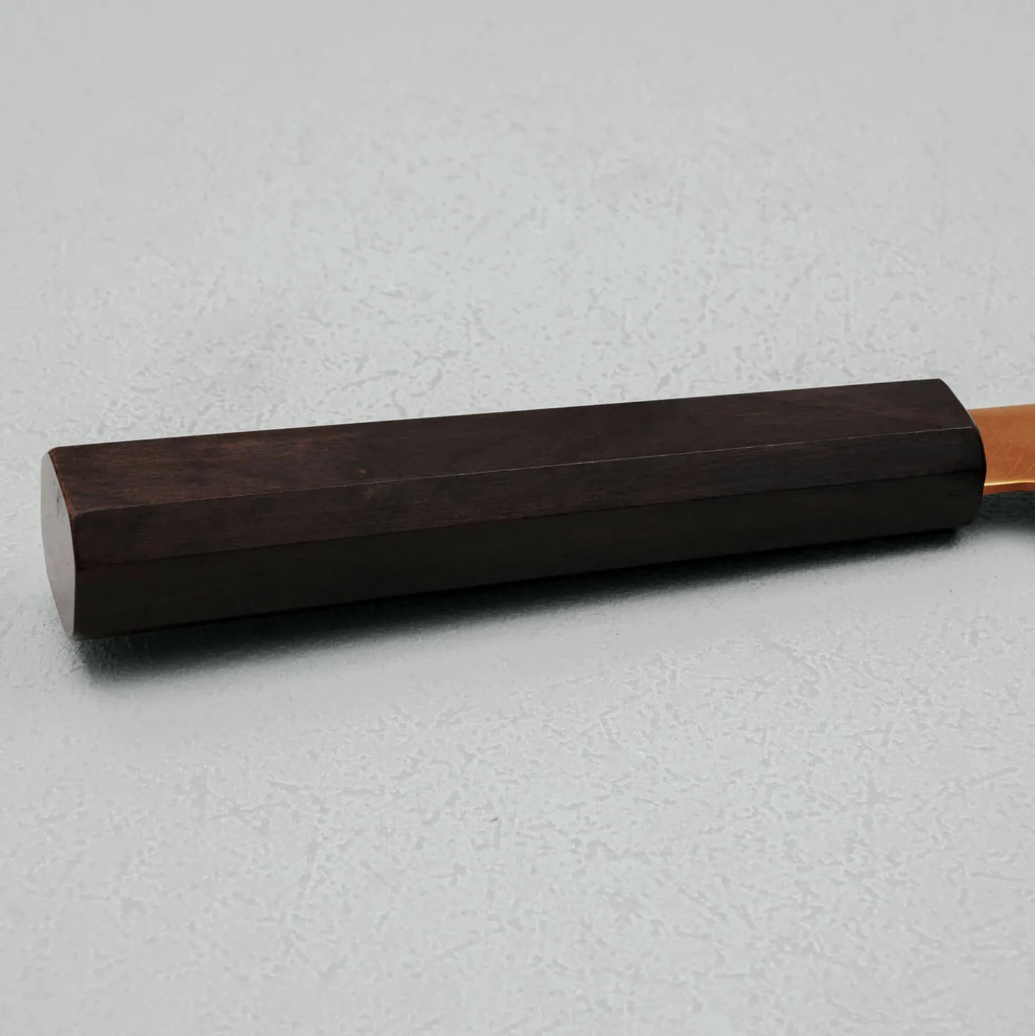Hatsukokoro Ryuhyo SG2 Damast Ebony Brown Coating Bunka 18 cm