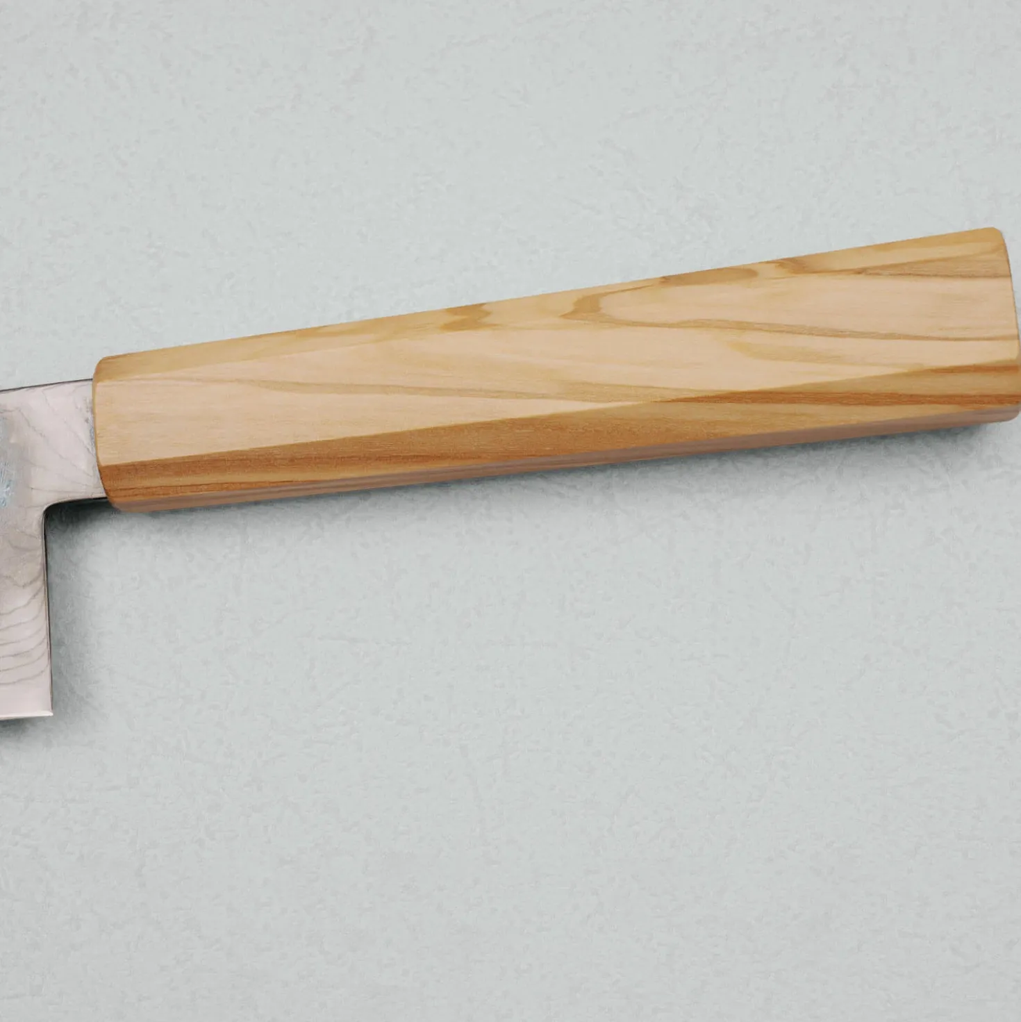 Hatsukokoro Ryuhyo SG2 Damast Olive Black Coating Bunka 18 cm