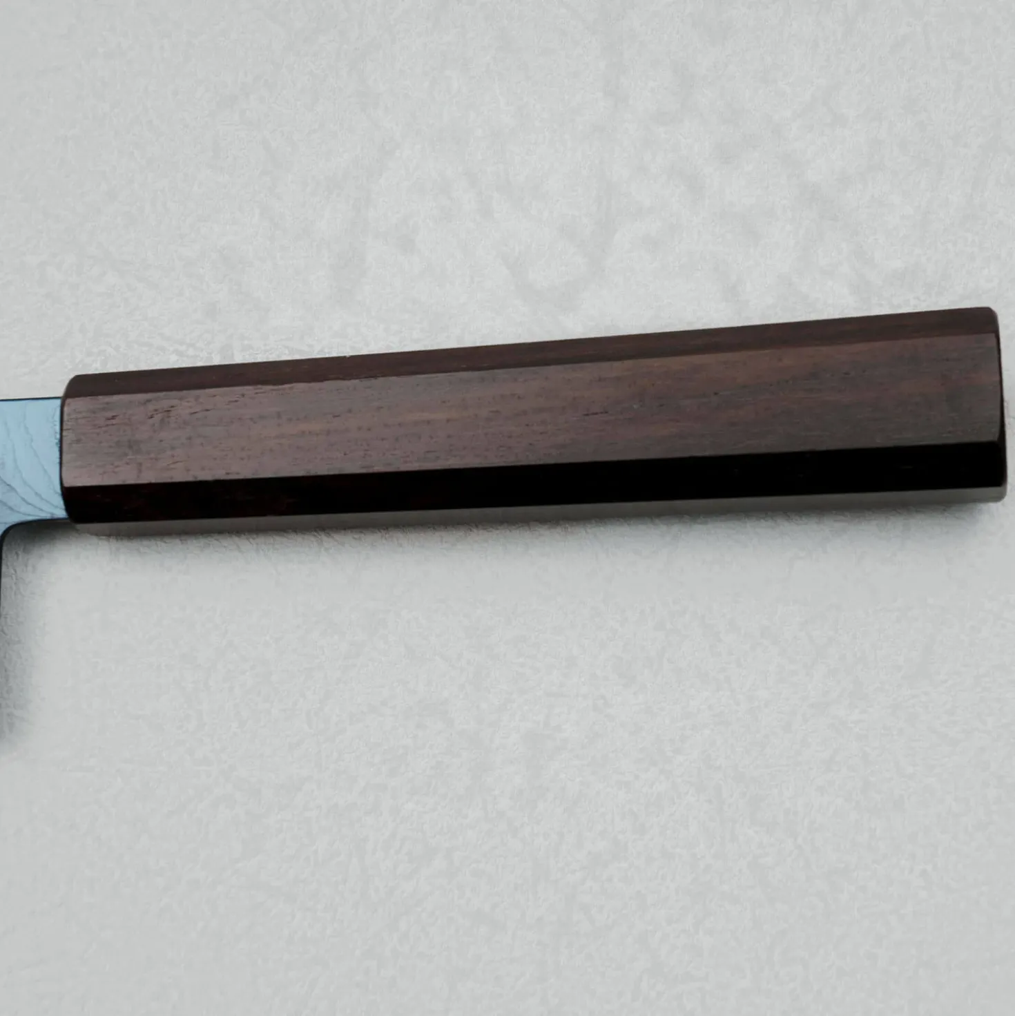 Hatsukokoro Ryuhyo SG2 Damast Ebony Blue Coating Santoku 18 cm