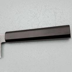 Hatsukokoro Ryuhyo SG2 Damast Ebony Black Coating Bunka 18 cm
