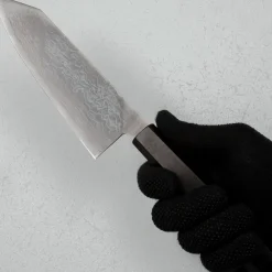 Hatsukokoro Ryuhyo SG2 Damast Ebony Black Coating Bunka 18 cm