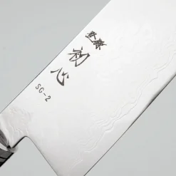 Hatsukokoro Ryuhyo SG2 Damast Curved Ebony Gyuto 24 cm