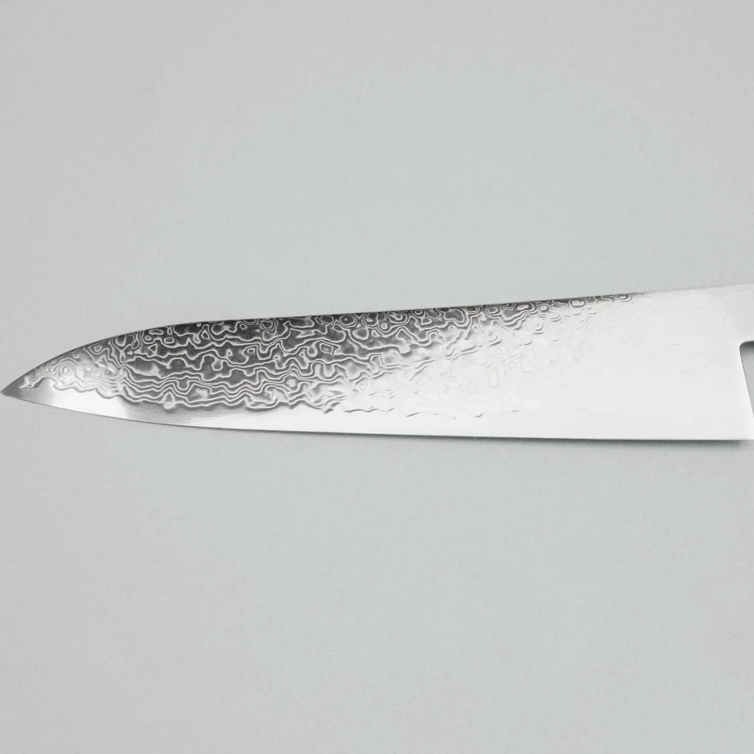 Hatsukokoro Ryuhyo SG2 Damast Curved Ebony Gyuto 21 cm