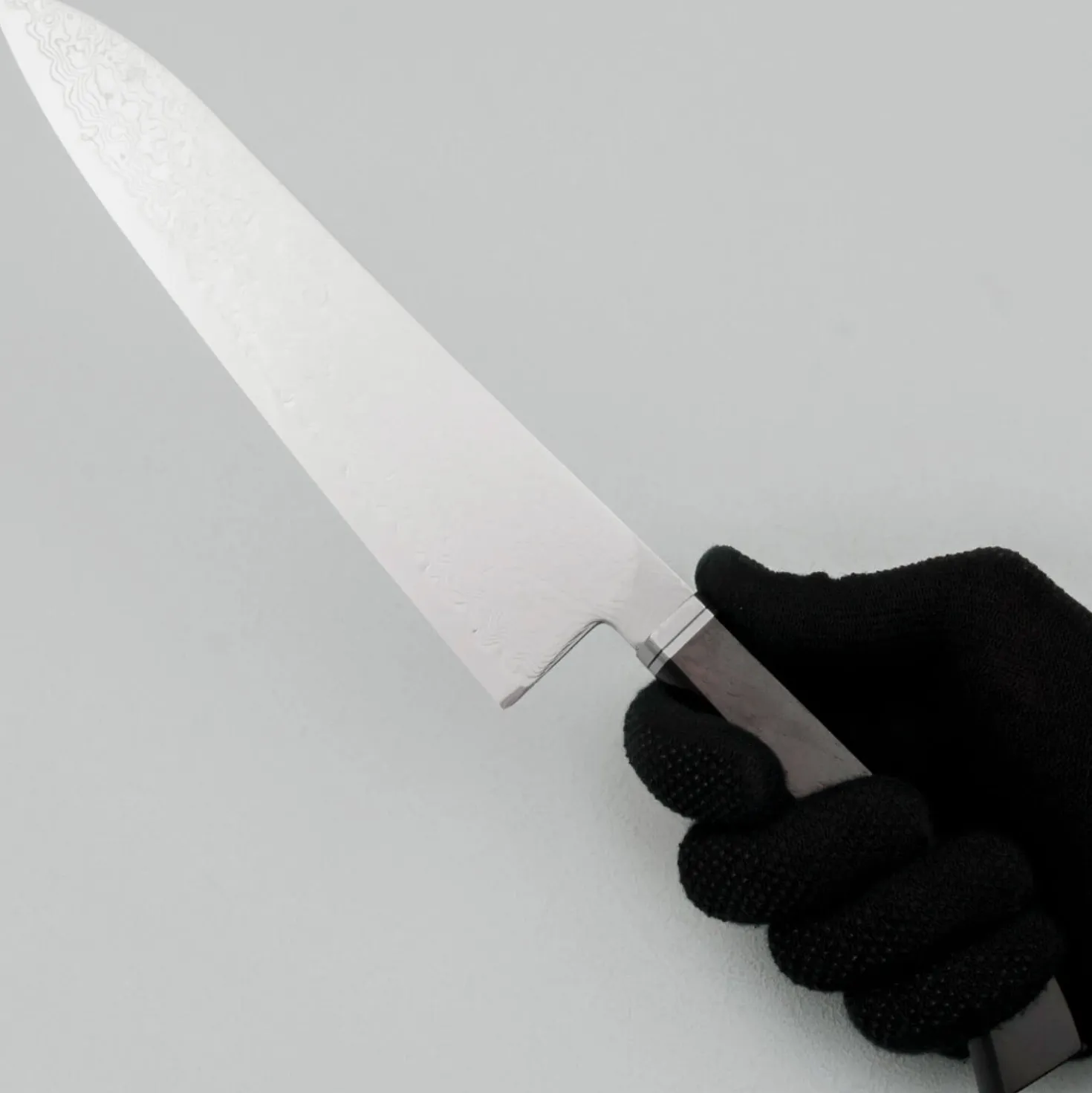 Hatsukokoro Ryuhyo SG2 Damast Curved Ebony Gyuto 21 cm