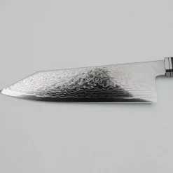 Hatsukokoro Ryuhyo SG2 Damast Curved Ebony Bunka 18 cm