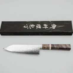 Hatsukokoro Ryuhyo SG2 Damast Birch Bunka 18 cm