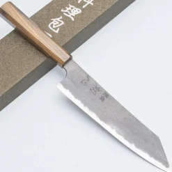 Hatsukokoro Ryusui Aogami 2 Nashiji Damast Bubinga Kiritsuke 21 cm