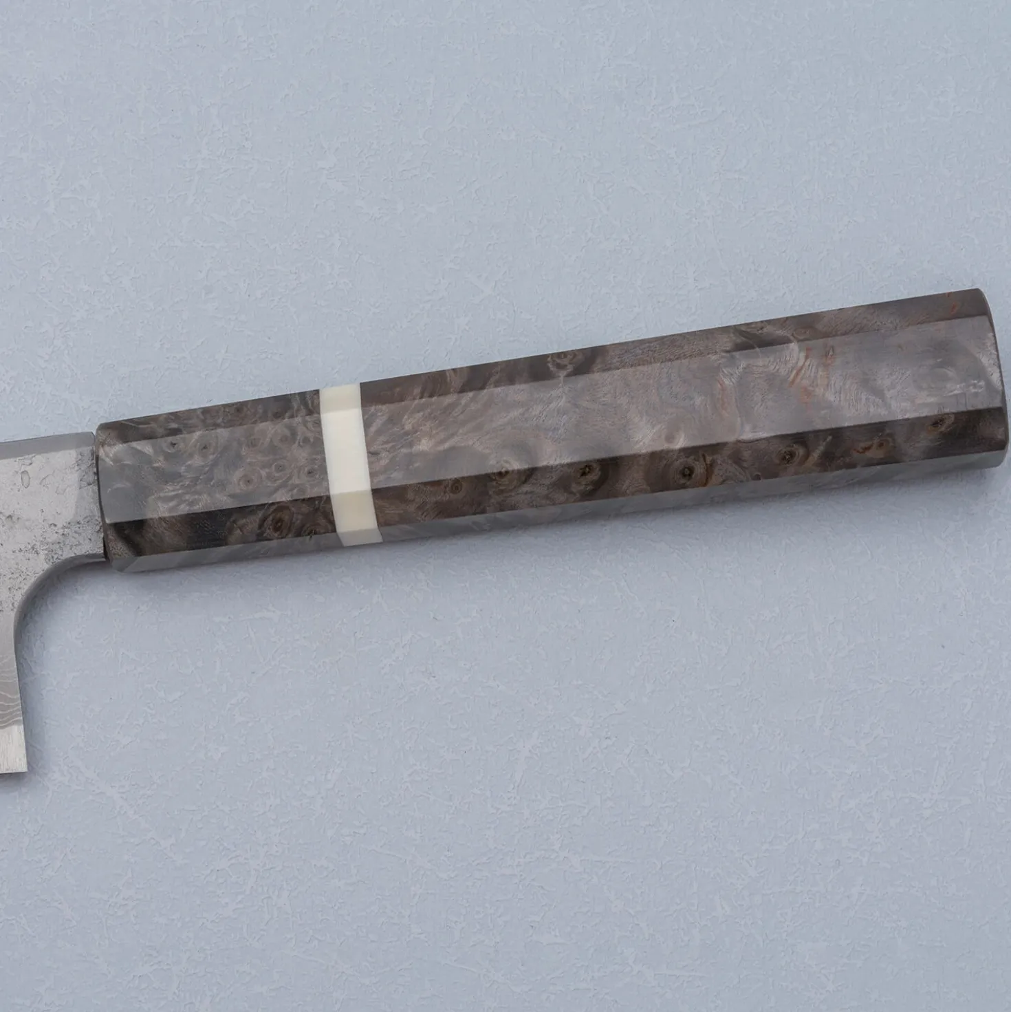 Hatsukokoro Ryusui Aogami 2 Nashiji Damast Birch Kiritsuke 21 cm