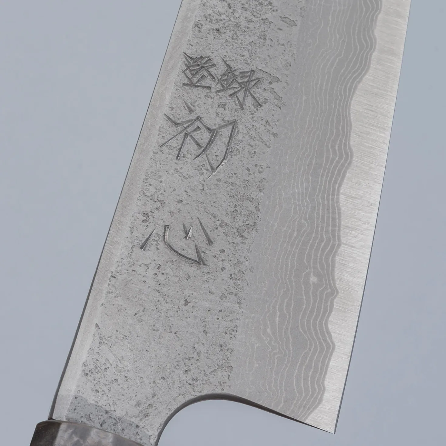 Hatsukokoro Ryusui Aogami 2 Nashiji Damast Birch Kiritsuke 21 cm