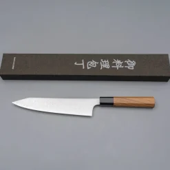 Hatsukokoro Saihyo SG2 Damast Kiritsuke 21 cm
