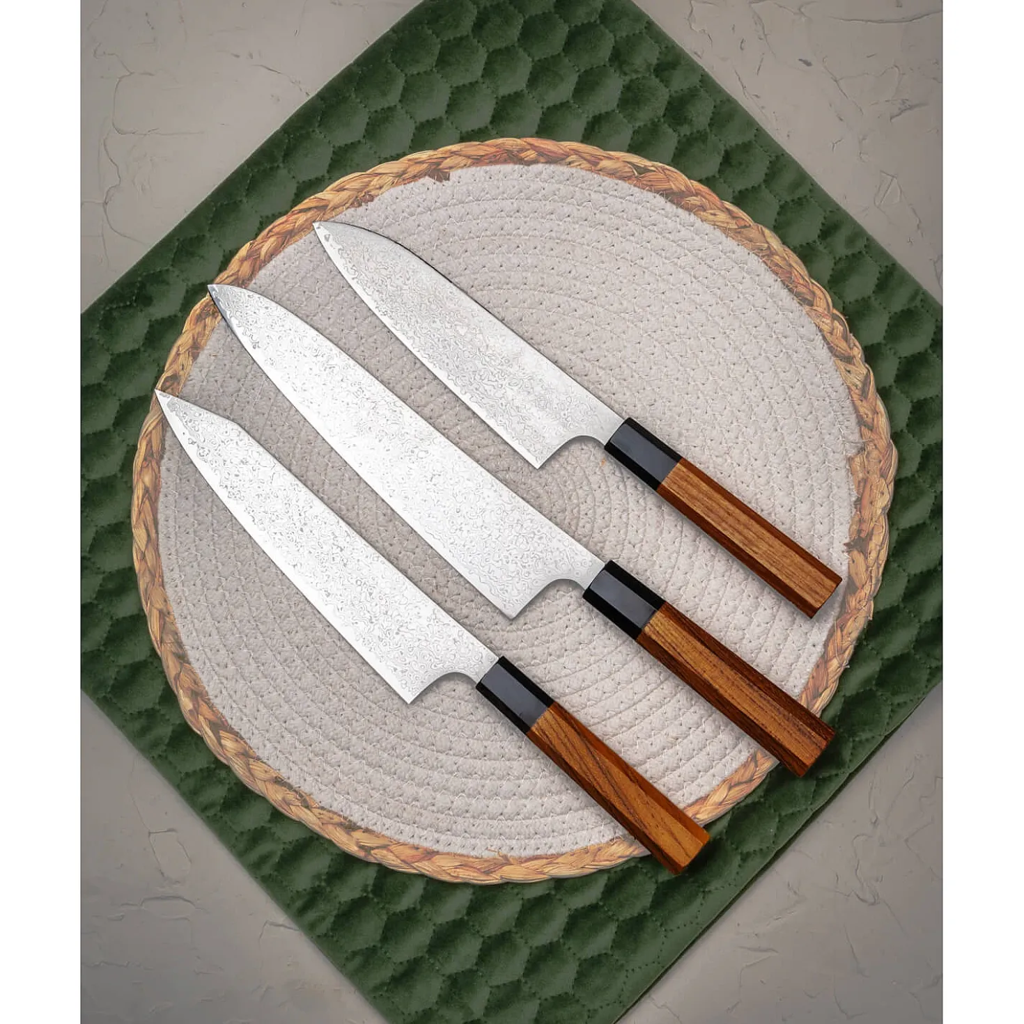 Hatsukokoro Saihyo SG2 Damast Gyuto 21 cm