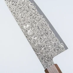 Hatsukokoro Saihyo SG2 Nickel Damast Santoku 18 cm