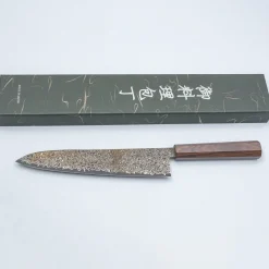 Hatsukokoro Saihyo SG2 Nickel Damast Gyuto 24 cm