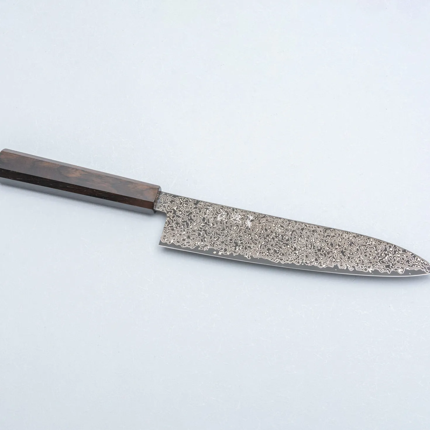 Hatsukokoro Saihyo SG2 Nickel Damast Gyuto 21 cm