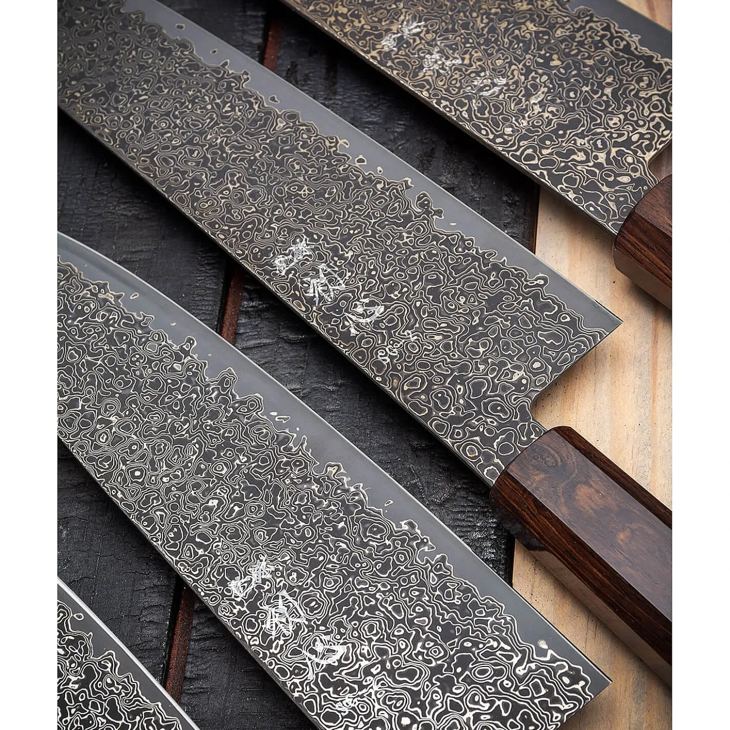 Hatsukokoro Saihyo SG2 Nickel Damast Gyuto 21 cm