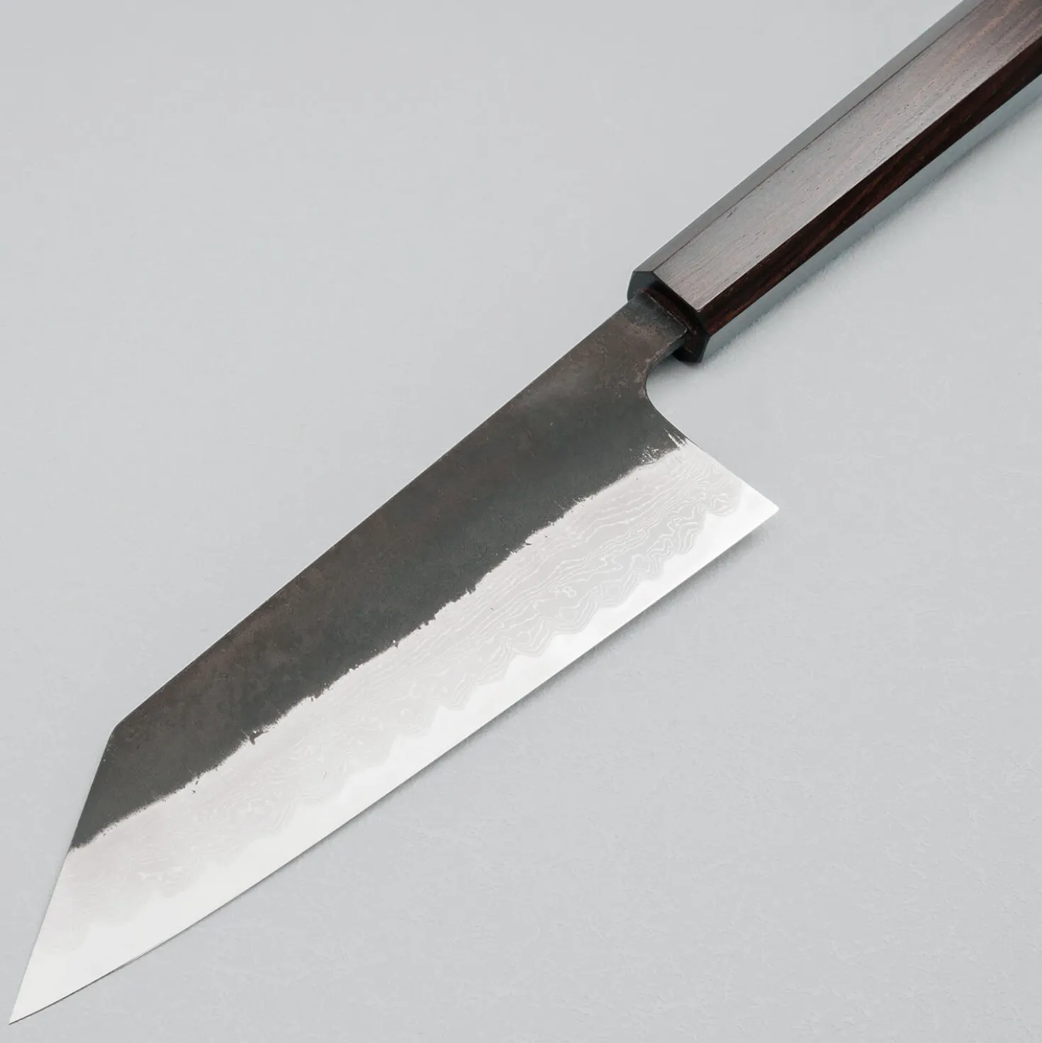 Hatsukokoro Shinkiro Aogami Super Ebony Bunka 17 cm
