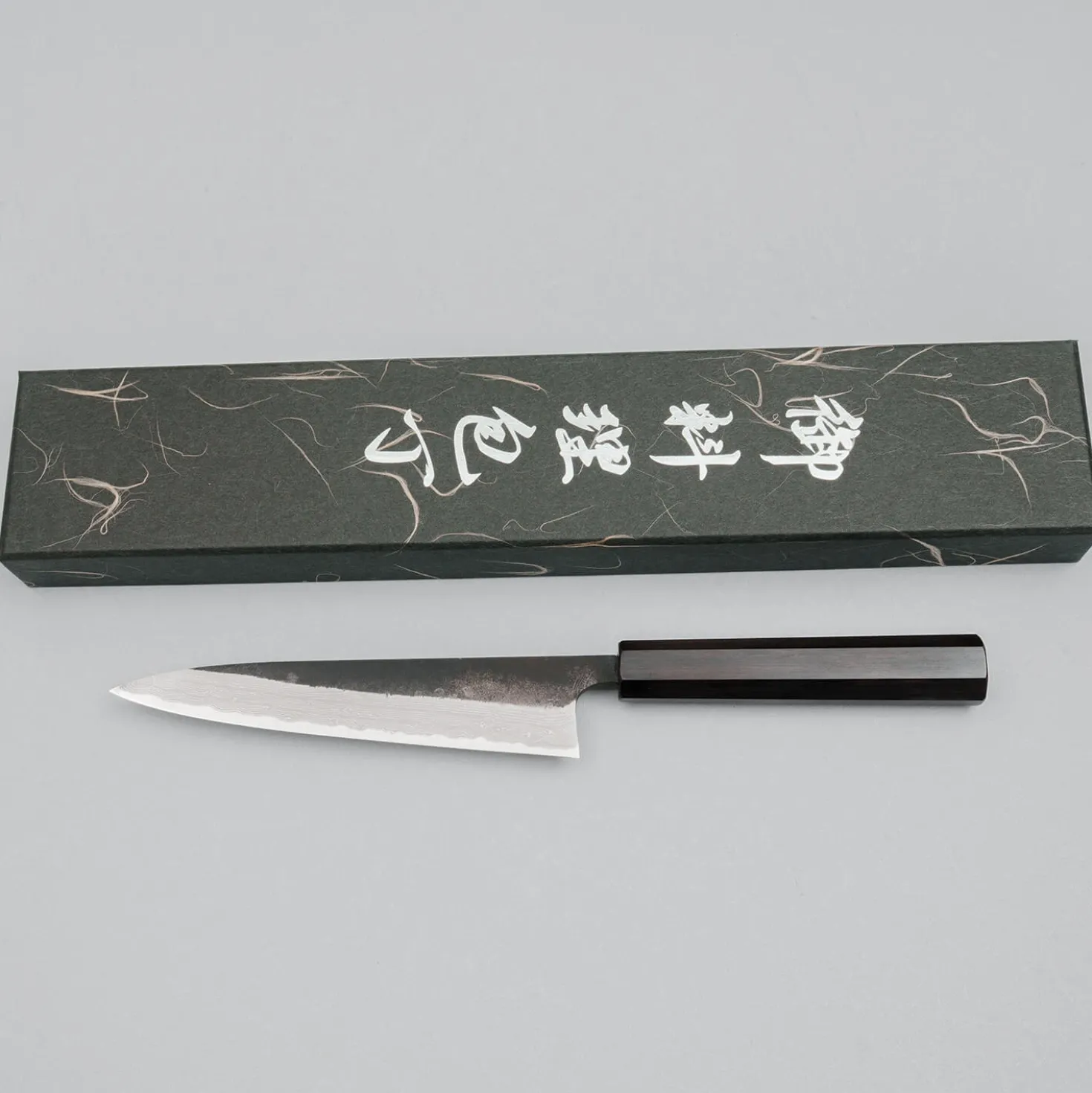 Hatsukokoro Shinkiro Aogami Super Ebony Petty 15 cm