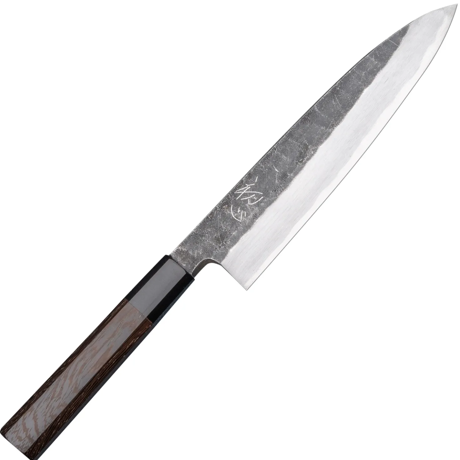 Hatsukokoro Shirasagi Kurouchi Single Bevel Kiritsuke Gyuto 21 cm