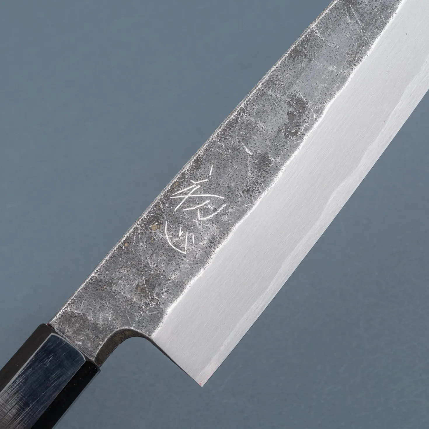 Hatsukokoro Shirasagi Kurouchi Single Bevel Kiritsuke Gyuto 21 cm