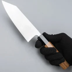 Hatsukokoro Shirasagi Kurouchi Single Bevel Kiritsuke Deba 15 cm