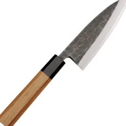 Hatsukokoro Shirasagi Kurouchi Single Bevel Kiritsuke Deba 13.5 cm