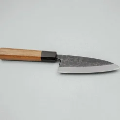 Hatsukokoro Shirasagi Kurouchi Single Bevel Kiritsuke Deba 13.5 cm