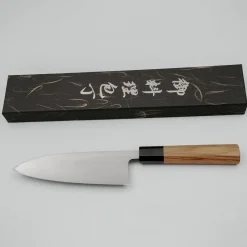 Hatsukokoro Shirasagi Kurouchi Single Bevel Deba 16.5 cm