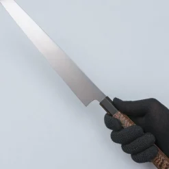 Hatsukokoro Shirasagi Single Bevel Wenge Kiritsuke Yanagiba 33 cm
