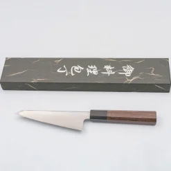 Hatsukokoro Shirasagi Wenge Single Bevel Honesuki 15 cm