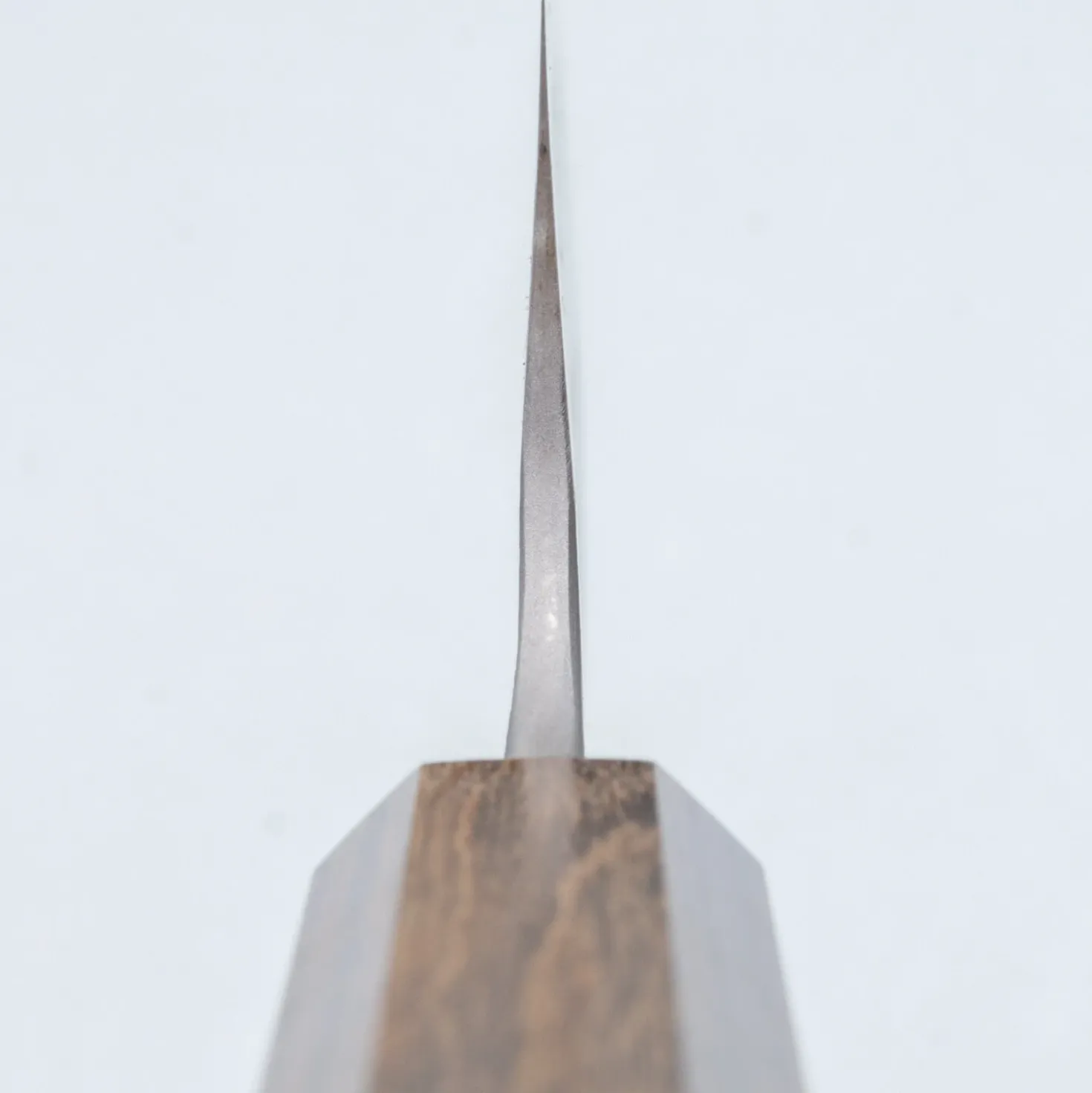 Hatsukokoro x Nigara Aogami 2 Nashiji Damast Bubinga Santoku 18 cm