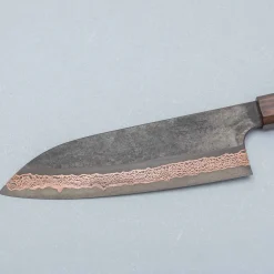 Hatsukokoro x Nigara Yorokobi Kurouchi Santoku 18 cm