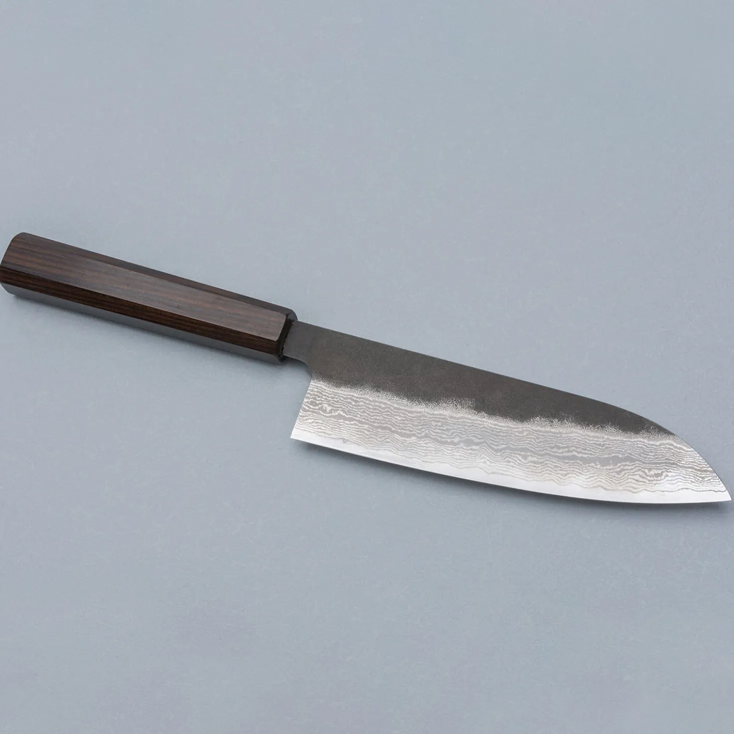 Hatsukokoro x Sanjo Handmade VG10 Damast Santoku 17 cm
