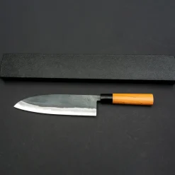 Hinokuni Shirogami Kurouchi Santoku 21