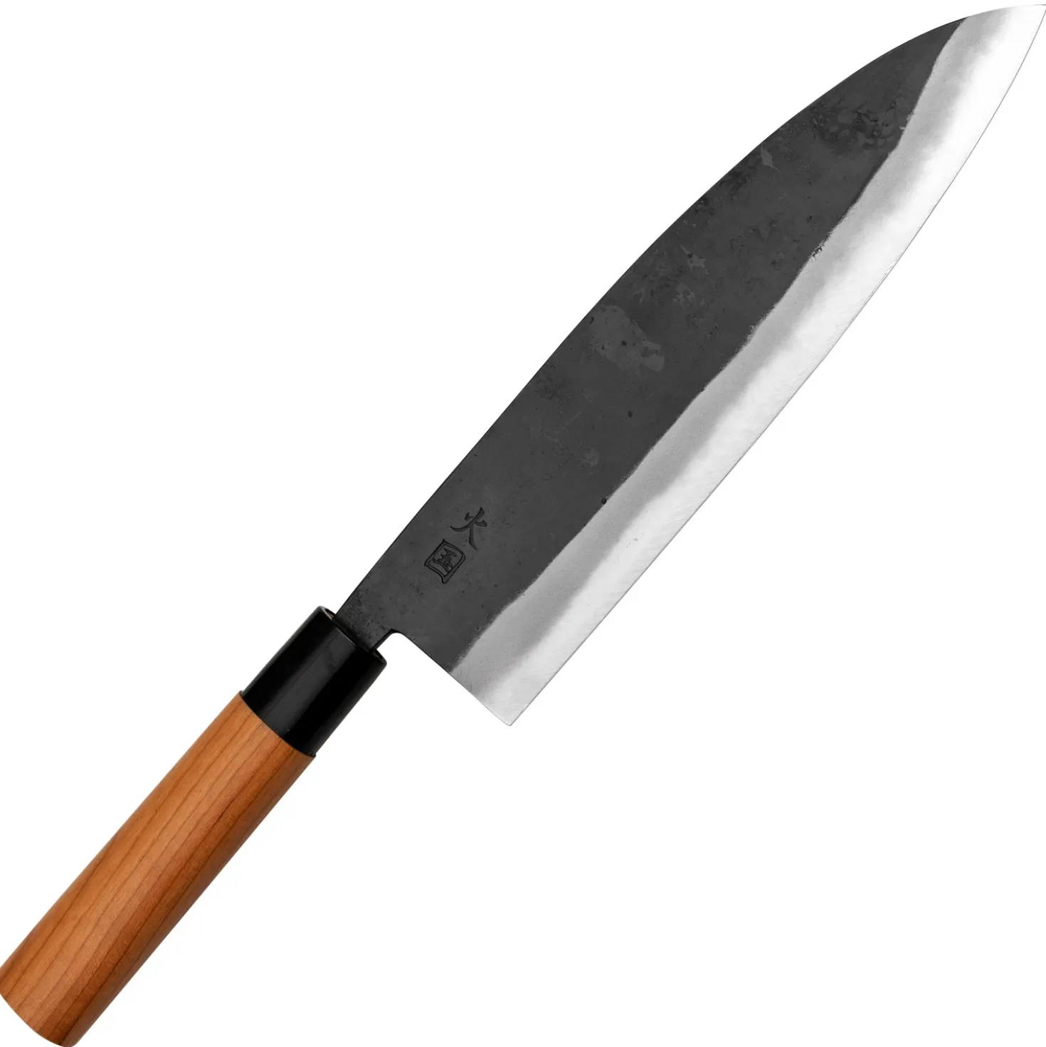 Hinokuni Shirogami Kurouchi Santoku 21