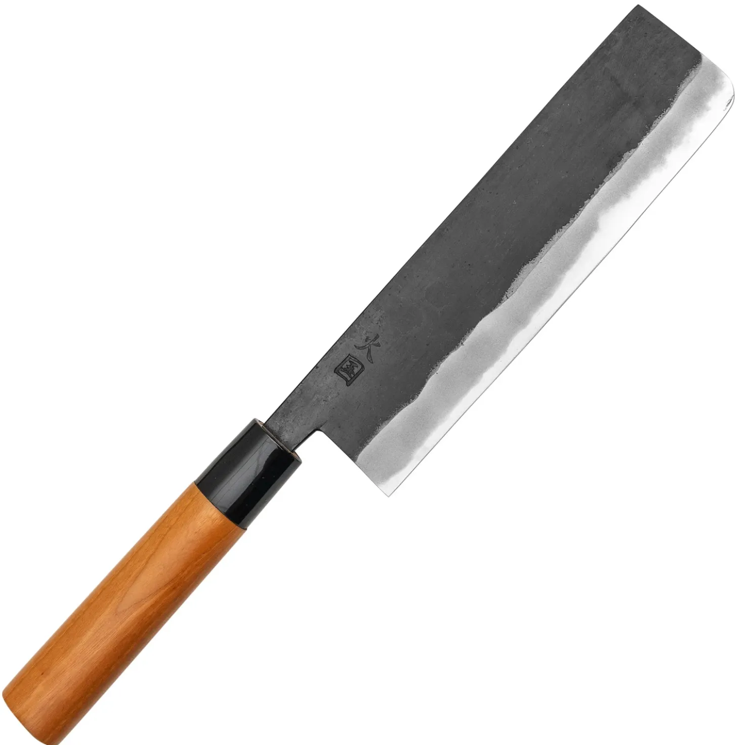 Hinokuni Shirogami Kurouchi Nakiri 18 cm
