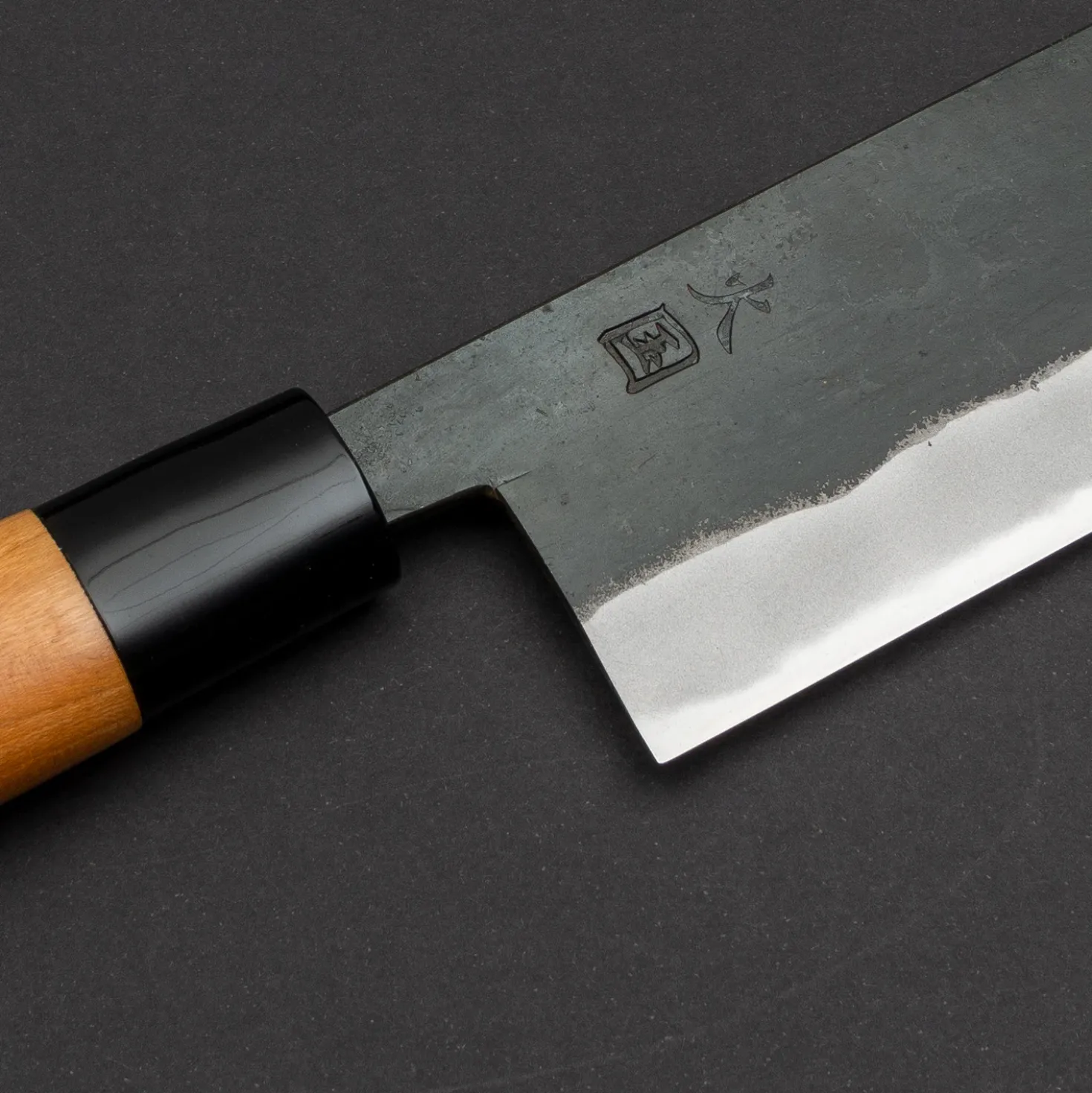 Hinokuni Shirogami Kurouchi Nakiri 18 cm