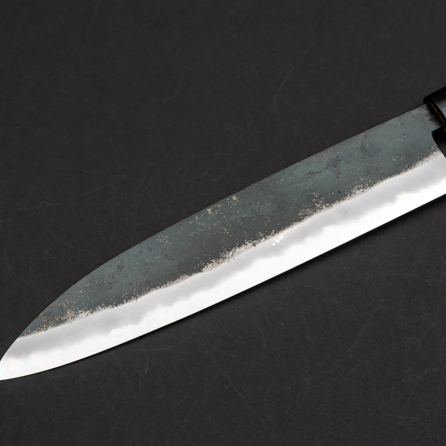 Hinokuni Shirogami Kurouchi Gyuto 24